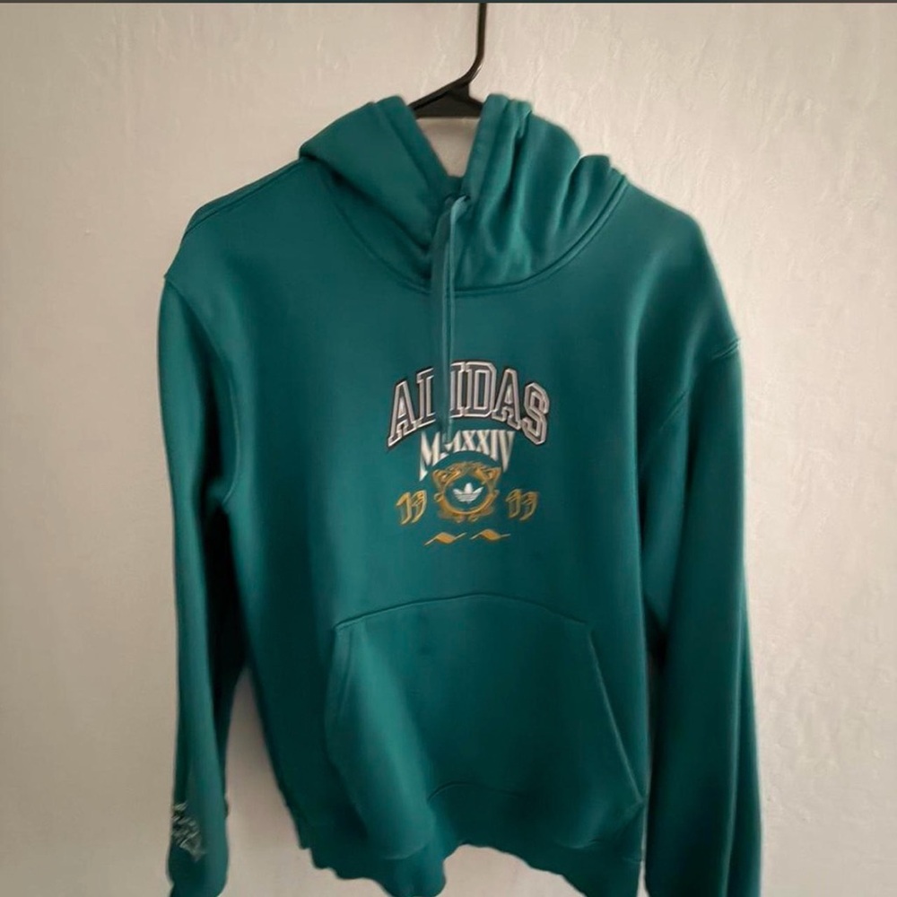Adidas Teal Men's Hoodie